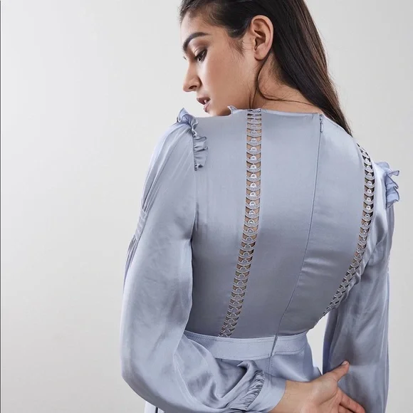 Reiss Ruffle Detail Dress - Picture 6 of 6